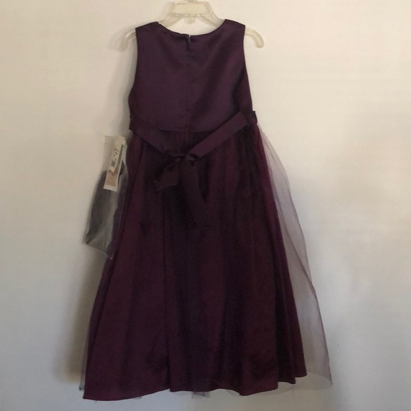 Jessica McClintock Little girls Purple Dress - Picture 4 of 8